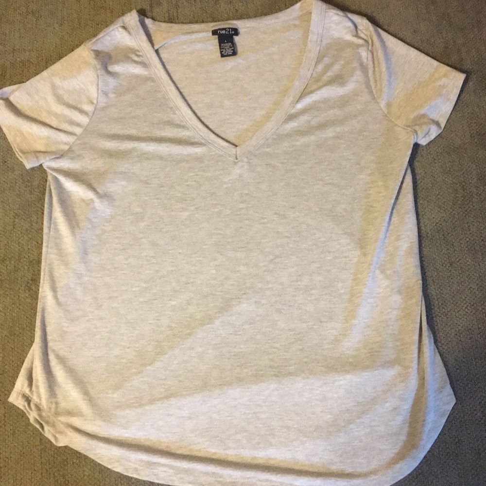 A cute gray shirt from Rue 21!
